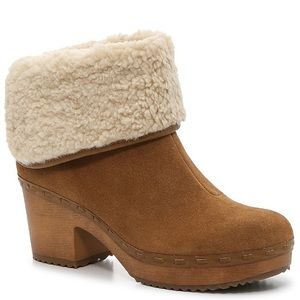 Crown Vintage Seloina Cognac Suede Bootie -Last Pair